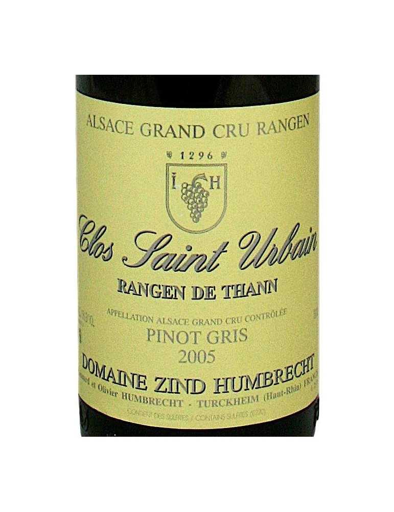 Pinot-Gris Rangen de Thann Clos-Saint-Urbain 2005 - Domaine Zind-Humbrecht