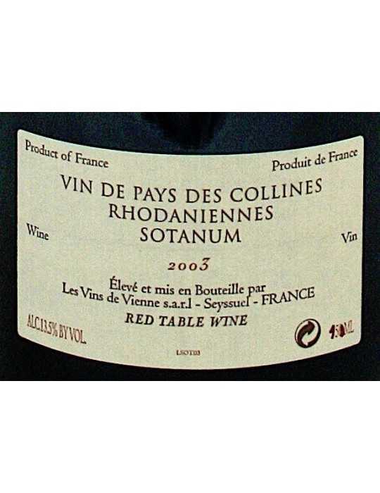 Sotanum 2003 - Les Vins de Vienne (magnum, 1.5 l)