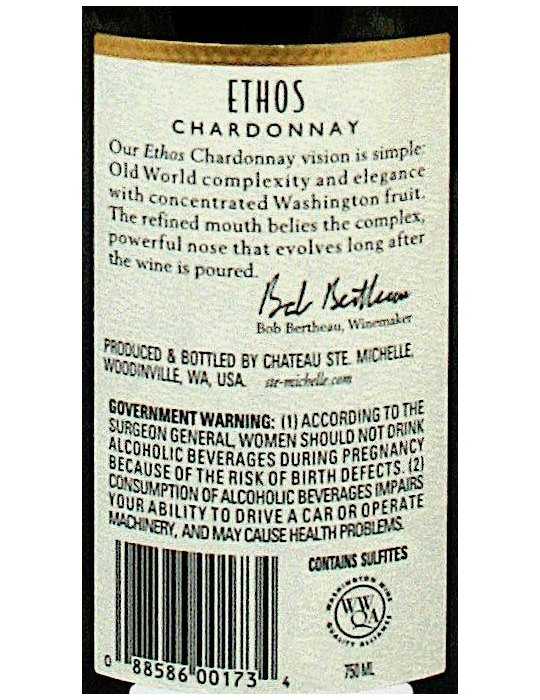 Ethos Chardonnay 2005 - Chateau Ste. Michelle 