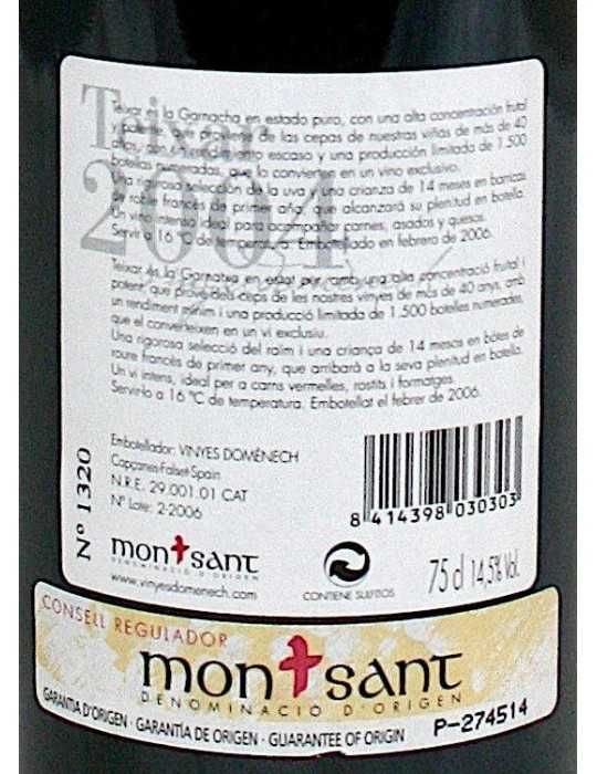 Teixar 2004 - Vinyes Domenech 