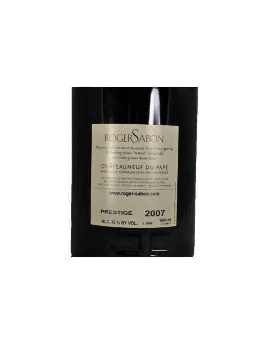 Chateauneuf-du-Pape Cuvee Prestige 2007 - Roger Sabon (CBO, mag. 1.5 l)