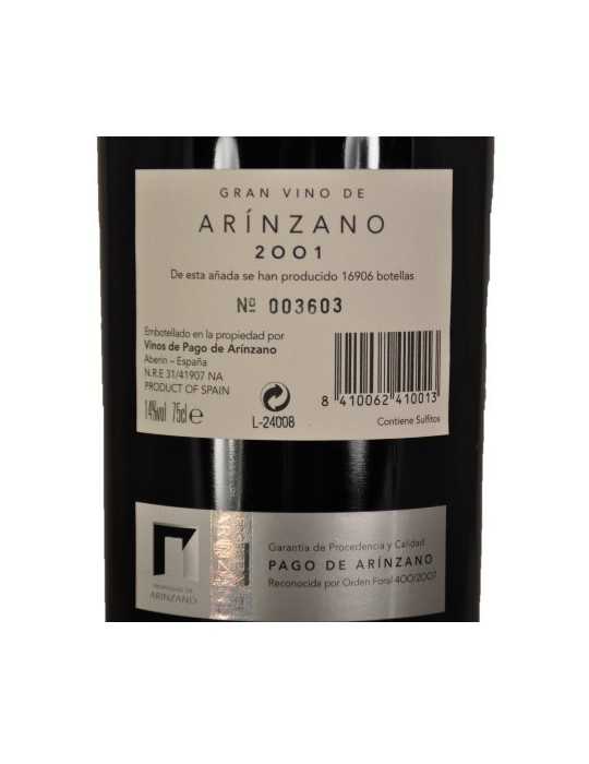 Gran Vino de Pago 2001 - Arinzano (CBO, 0.75 l)