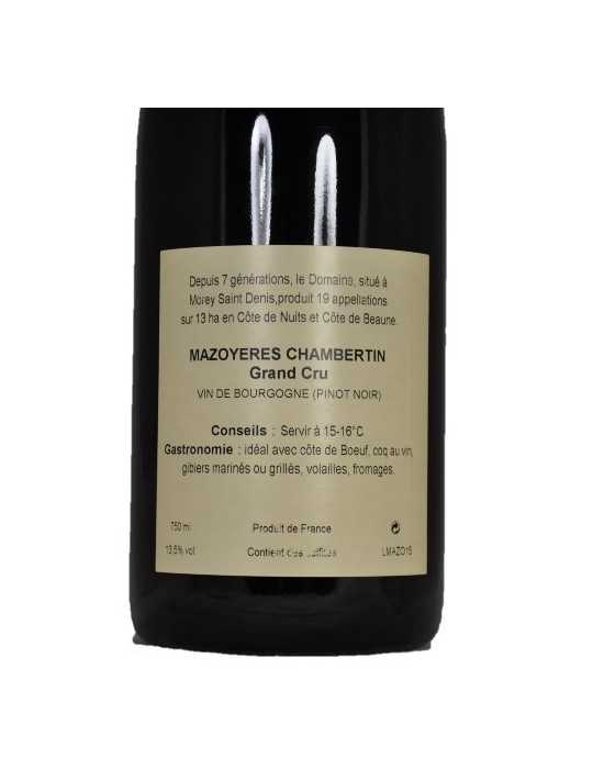 Mazoyères-Chambertin Grand Cru 2015 - domaine Taupenot-Merme