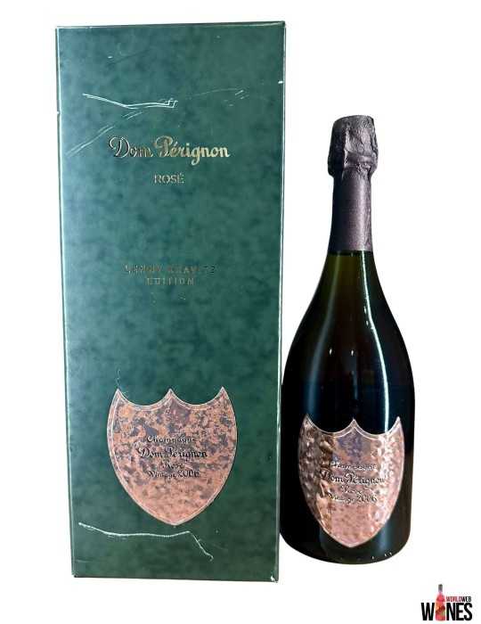 Dom Pérignon rosé 2006 édition limitée Lenny Kravitz (avec coffret)