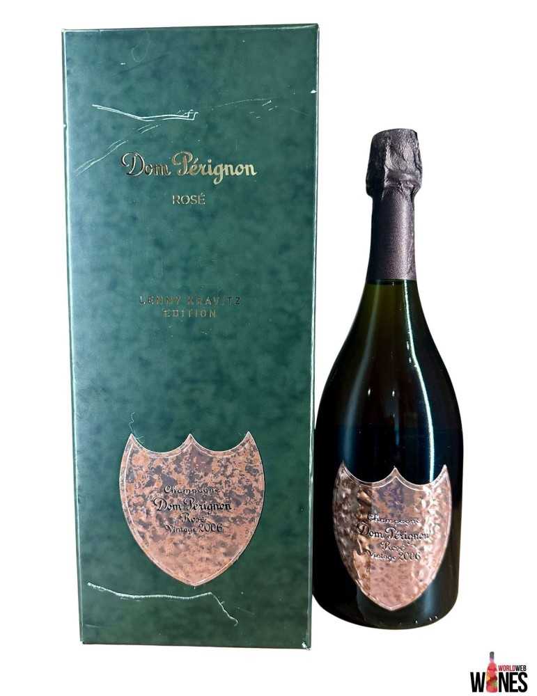 Dom Pérignon rosé 2006 édition limitée Lenny Kravitz (avec coffret)