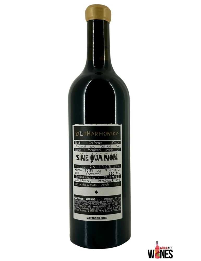 Ziehharmonika Syrah 2018 - Sine Qua Non 