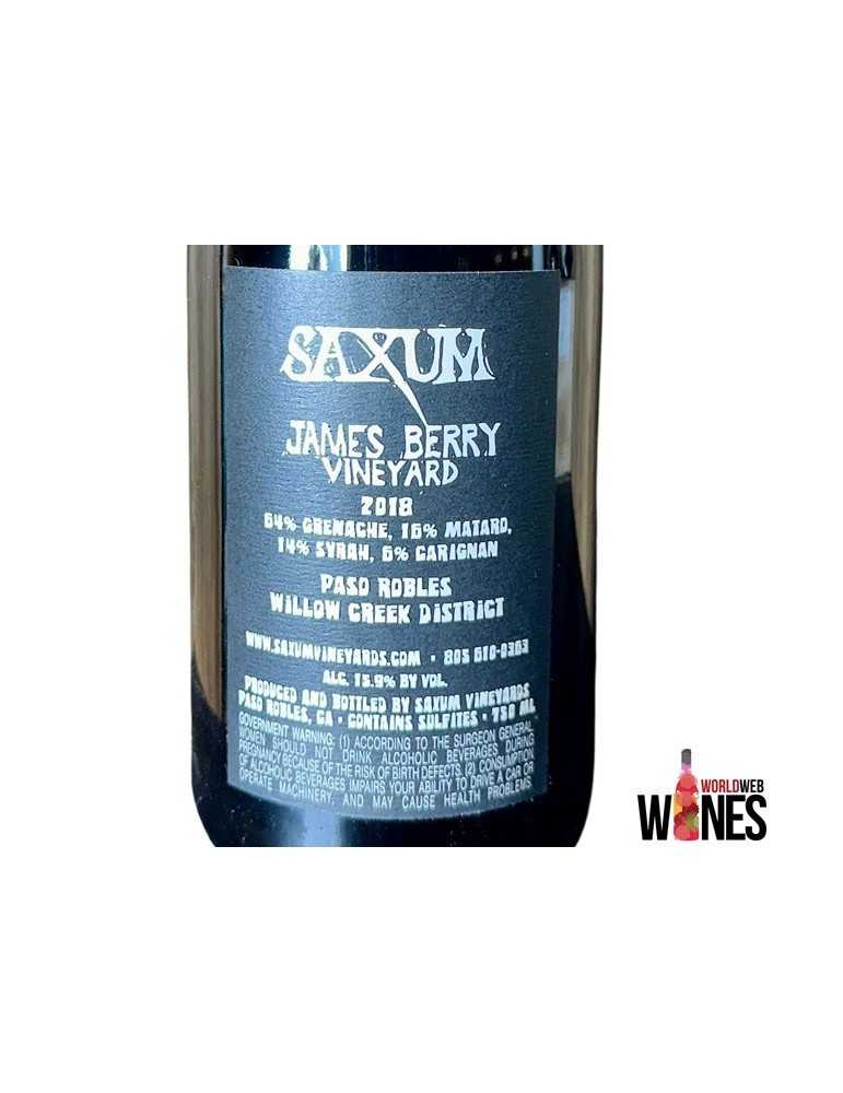 James Berry Vineyard Red 2018 - Saxum Vineyards