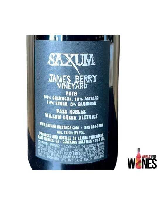 James Berry Vineyard Red 2018 - Saxum Vineyards