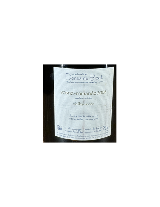Vosne-Romanee Vielles Vignes 2008 - Domaine Jean Yves Bizot