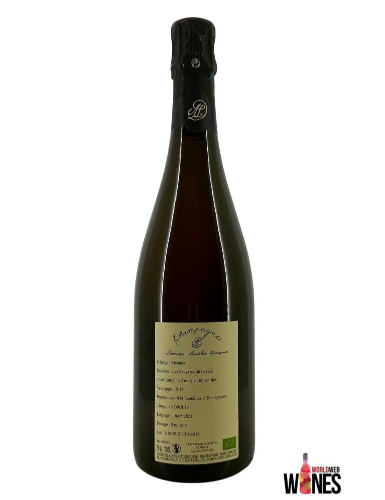  Les Crayères du Levant Blanc de noirs 2018 - Aurélien Lurquin