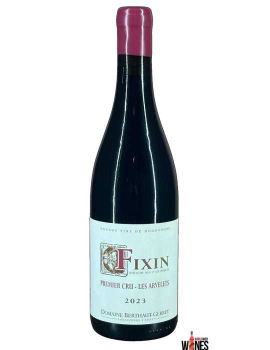 Fixin 1er Cru « Les Arvelets » 2023 – Domaine Berthaut‑Gerbet
