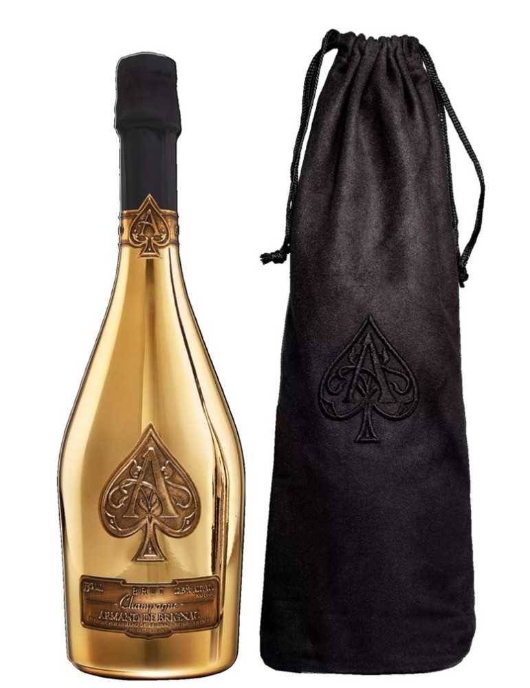 Champagne Armand de Brignac Ace of Spades Brut Gold (Velvet bag)