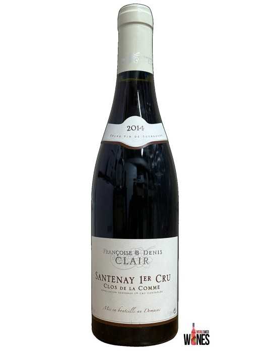 Santenay 1er Cru Clos de la Comme 2014 - Françoise et Denis Clair