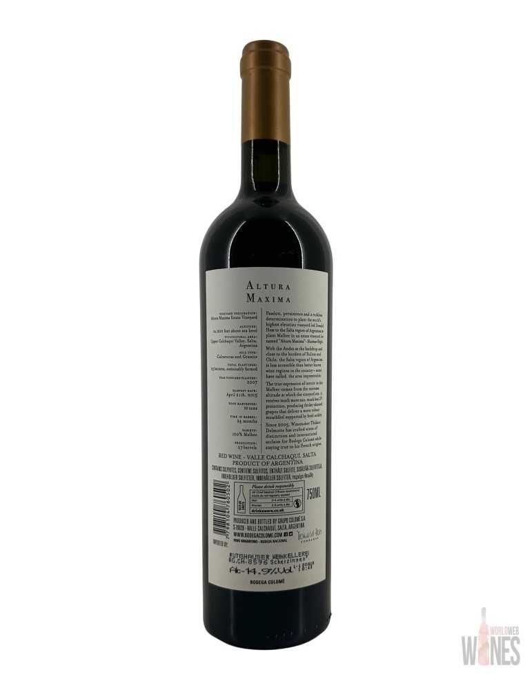 Malbec “Altura Máxima” 2015 – Bodega Colomé