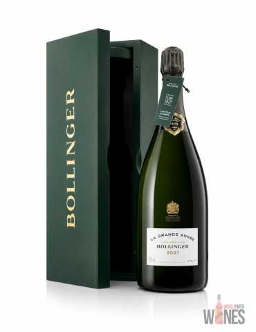 Bollinger La Grande Année Brut 2007 – Magnum 1.5 L, Coffret bois