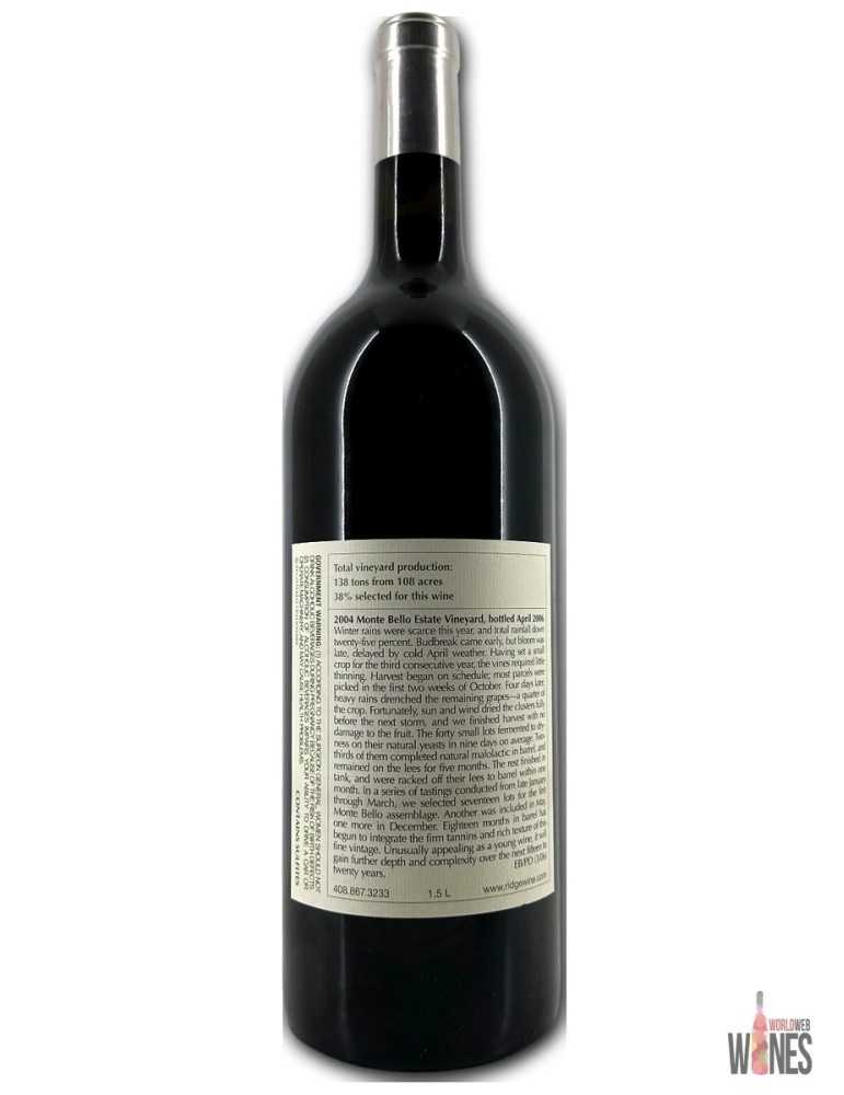 Monte Bello 2004 - Ridge (magnum, 1.5 l)