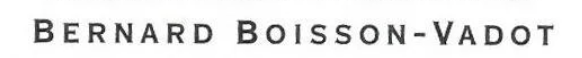 Domaine Bernard Boisson-Vadot