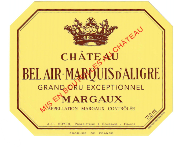Château Bel Air Marquis d'Aligre